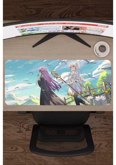 Sousou No Frieren Anime V2 - 70x30 Xl Gaming Kauçuk Kaymaz Taban Mouse Pad Fare Altlığı