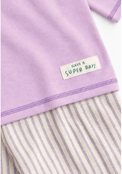 Cigit Oversize Pantolon Takım 2-10 Yaş Lila
