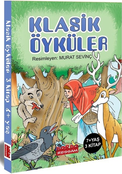 Klasik Öyküler 3 Kitap Set 7+yaş Renkli Resimli Okumayı Öğre...