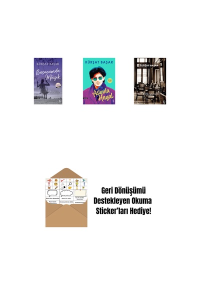 Başucumda Müzik Midi Boy + Aslında Hayal + Çok Güldük, Ağlamayalım + Okuma Sticker'ları