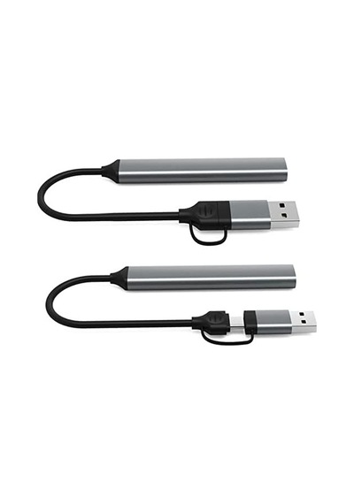 Type-c Usb 3.0 7 Portlu Hub Otg Çoğaltıcı Pc Telefon Bilgisayar Uyumlu Veri Aktarımı Mouse Klavye Ba