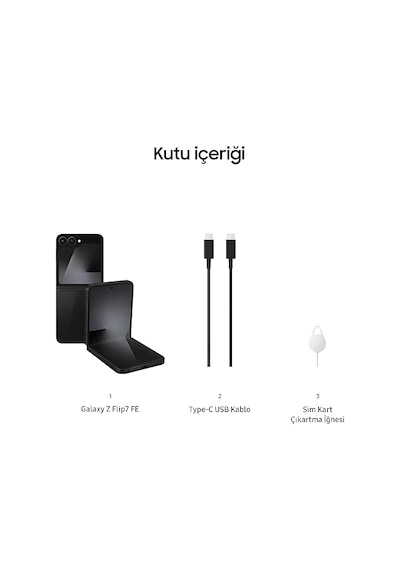 Samsung Galaxy Z Flip7 FE 256 GB (Samsung Türkiye Garantili)
