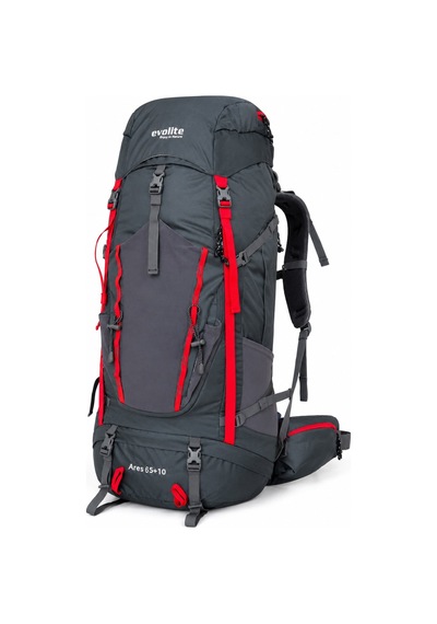 Evolite Ares 65+10l Sırt Çantası Gri