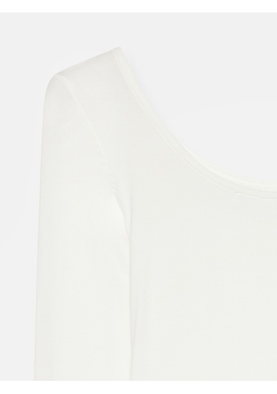 Dilvin 32776 Oval Yaka Bodysuit-ekru