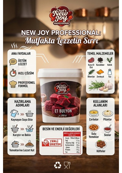 Et Bulyon Toz 1000 Gr Et Suyu Toz Bulyon Beef Bouillon