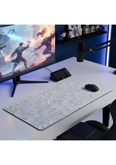 Desenli Yuvarlak Mousepad - Mouse Pad - Fare Altlığı