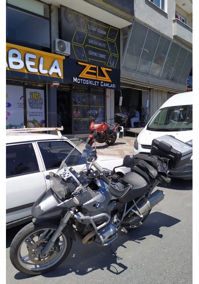 2004-2012 Bmw 1200Gs Uzun Cam Şeffaf 43Cm 4Mm 6Cm Uzun Zeus