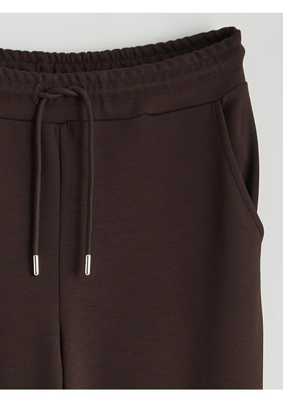 Lcw Everyday Kahverengi Beli Lastikli Kadın Jogger Eşofman Altı