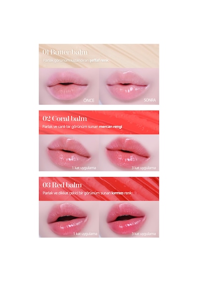 Yapışkanlık Hissi Bırakmayan Renkli Dudak Balmı A'pıeu Juicy Pang Care Lip Balm 02 Coral Balm