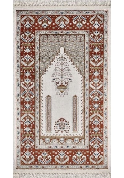 Gümüşsuyu Zara 17434 Tozumaz Seccade 80x130 - Turuncu