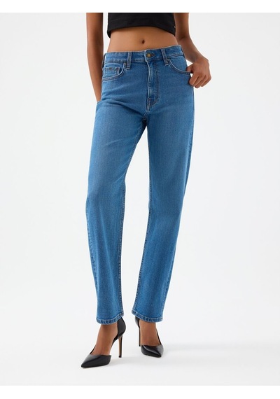 LOFT Comfort Straight Comfort Fit Kadın Pantolon Lf2037064 Q1.v1 Denim
