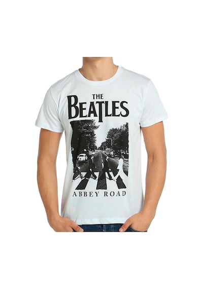Bant Giyim - Beatles Beyaz Erkek T-Shirt Tişört