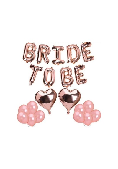 Bride To Be Folyo Balon Latex Balon Seti Bekarlığa Veda Balon Seti