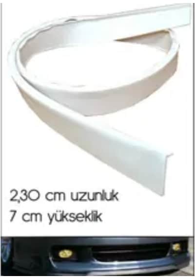 Beyaz Tampon Altı Lip En:7cm Boy: 230cm Tüm Araçlara Uygun