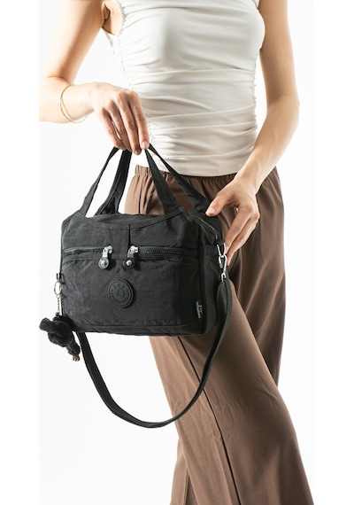 571 Collections Ultra Hafif, Çok Bölmeli Kol, Omuz El Çantası Spor, Seyahat, Gündelik Siyah Model: 571-6z