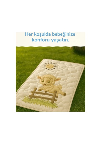 Çok Amaçlı Eğlenceli Bebek Oyun&uyku Matı Çok Renkli - 745220741