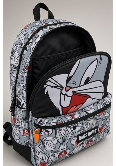 İlkokul Okul Çantası Bugs Bunny Öğrenci Günlük Sırt Çantası 42x30x12 Cm Çok Renkli