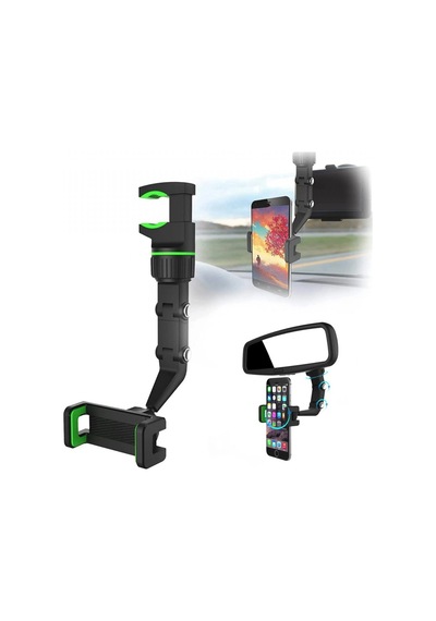 Carub Telefon Tutucu Dikiz Aynaya Takılan Çok Fonksiyonlu BR59019