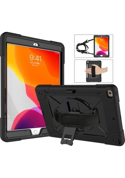 App Ipad 10.2 Kılıf Defender Askılı Zırhlı Kapak