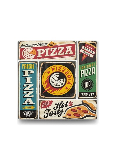 Pizza Tablosu - 70x70cm