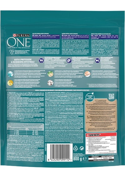 Purina One Coat& Hairball Kısırlaştırılmış Tavuklu Kedi Maması 800gx4