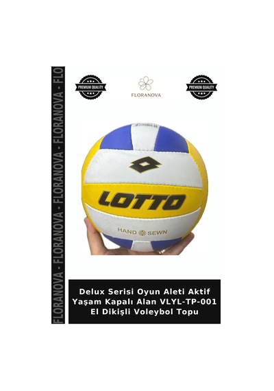 Delux Serisi Oyun Aleti Aktif Yaşam Kapalı Alan Vlyl-tp-001 El Dikişli Voleybol Topu Çok Renkli