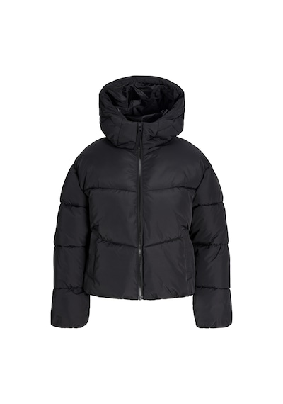 Jack & Jones Kadin Yüksek Dik Yaka Puffer Ceket - Maeve - 12298773 Siyah