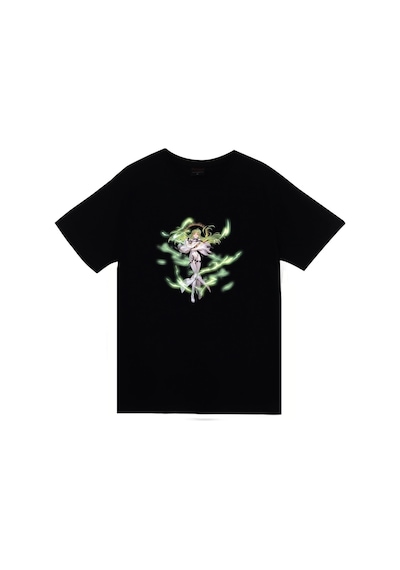 Code Geass Anime Baskılı Unisex %100 Pamuk Siyah T-shirt SIYAH