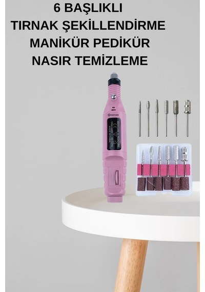 Northcity Profesyonel Elektrikli Manikür Pedikür Cihazı - Evde Tırnak Bakımı Ve Nasır Temizleme Seti