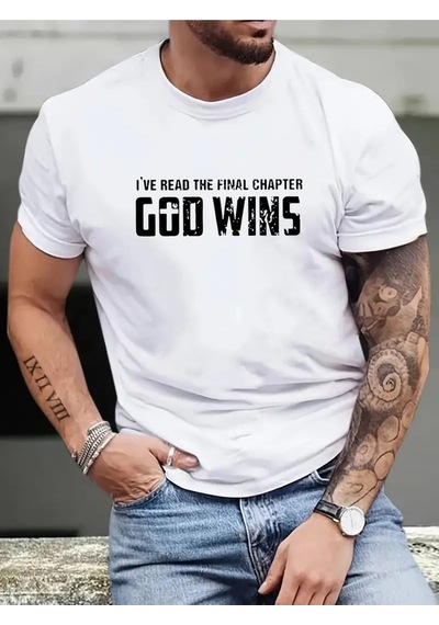 Flood Of Style Erkek Beyaz God Wıns Baskılı Oversize