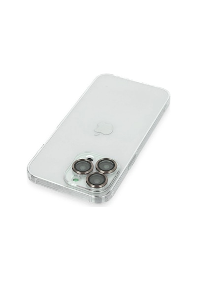 Cosmotex Newface Apple, Uyumlu iPhone 13 Pro Kılıf Luko Lens Silikon - Gold