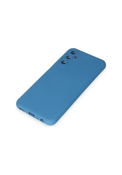 Samsung Galaxy M34 5g Kılıf Nano İçi Kadife Silikon - Mavi