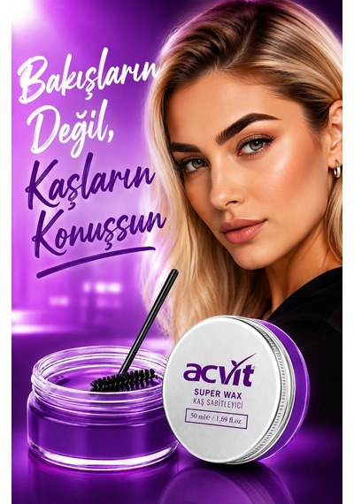 Süper Wax Kaş Sabitleyici Ve Şekillendirici Jel 50 Ml Beyazlık Bırakmayan Şeffaf, Doğal Görünüm 0