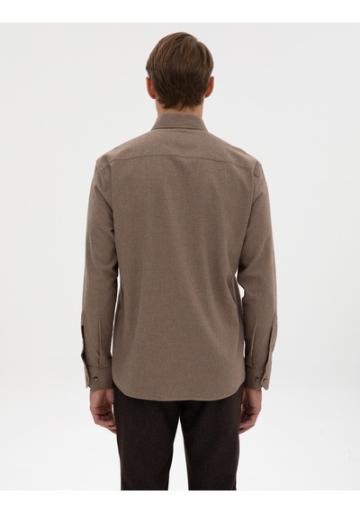 Pierre Cardin Erkek Vizon Gömlek Desenli 50311380-vr052 Vizon