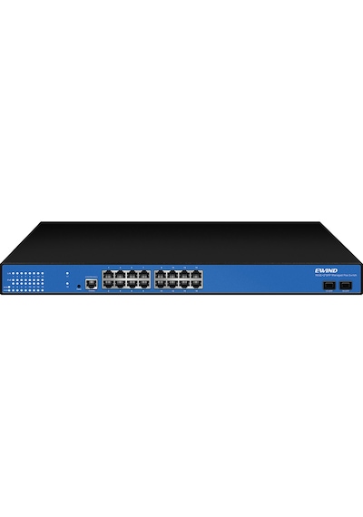 Ewınd Ew-s2916gm-ap 250w 16 Ge Poe+ 2 Gf Managed Poe Swıtch 250w