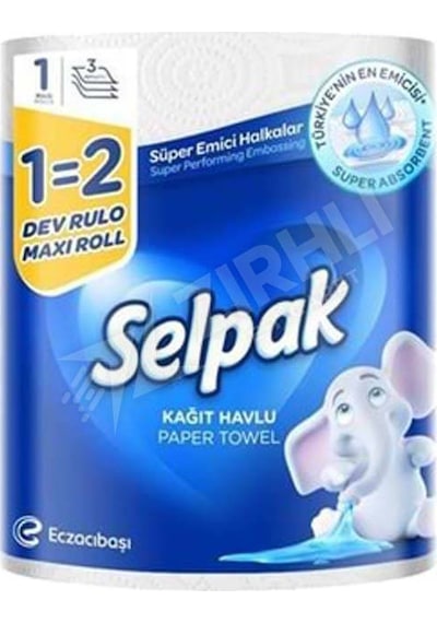 Selpak Havlu Dev Rulo 1 2