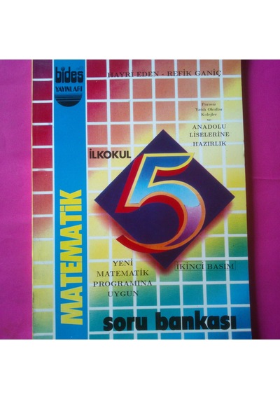 5.Sınıf Matematik Soru Bankası 1992 Yılı Basım Bides Yayınları