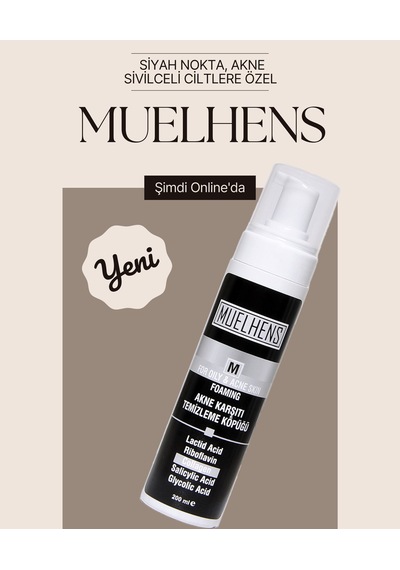 Muelhens Akne Karşıtı Yüz Temizleme Köpüğü 200 ML