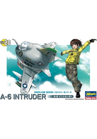 Hasegawa Th20 60130 A-6 Intruder, Eggplane Serisi Plastik Model Kiti-49011