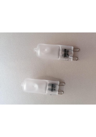 Global G9 Duylu 40 Watt Buzlu Halojen Ampul Sarı Işık Boy:3,5 Cm En:1,2 Cm 2 Li Paket