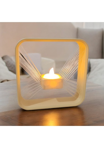 Havada Asılı Led Mumluk 3d Baskı Dekoratif Mumluk
