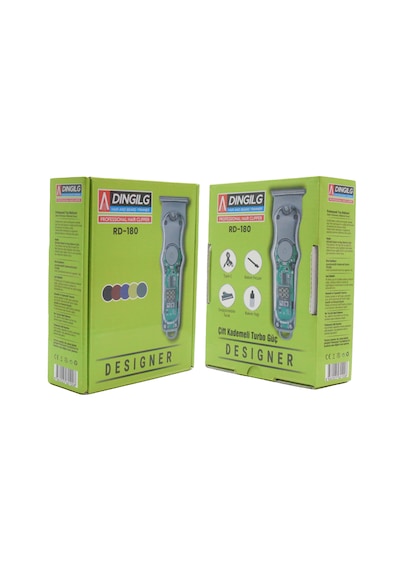 Turbo Şarjlı Kademeli Saç Sakal Tıraş Makinesi Erkek Kişisel Bakım Rd-180 1.5 Saat