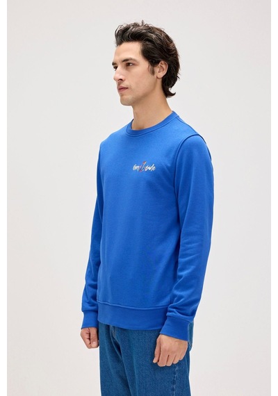 Bad Bear Splashy Erkek Sweatshirt 24.02.12.022-c141 Mavi