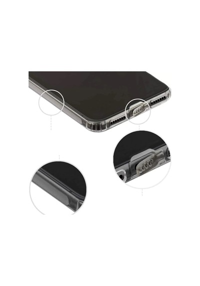 Apple Uyumlu iPhone 14 Kılıf Kamera Korumalı Tıpalı Silikon