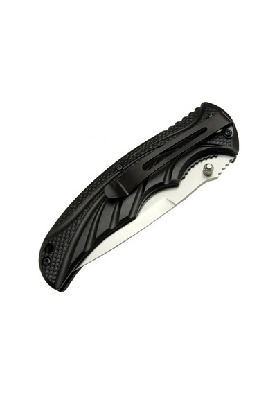 Hubrendy Çer Mtech Handsome 451 Gri Kamp Çakı 21cm - Yarı Otomatik, Kemerlikli