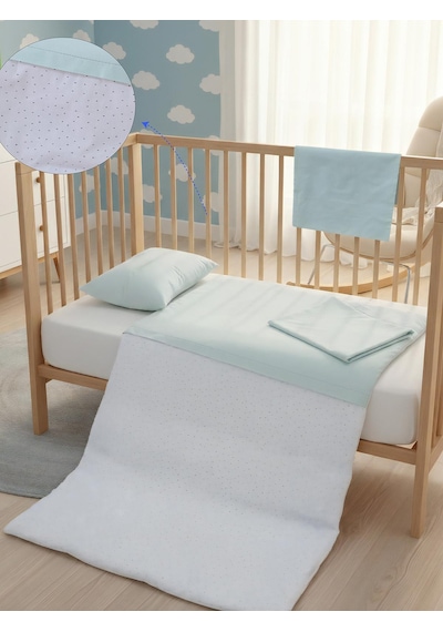 Yuar Baby Bebek Nevresim Seti - Yeşil 67D50004225N1