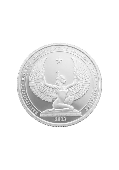 AgaKulche Mısır Tanrısı Gümüş Sikke Coin