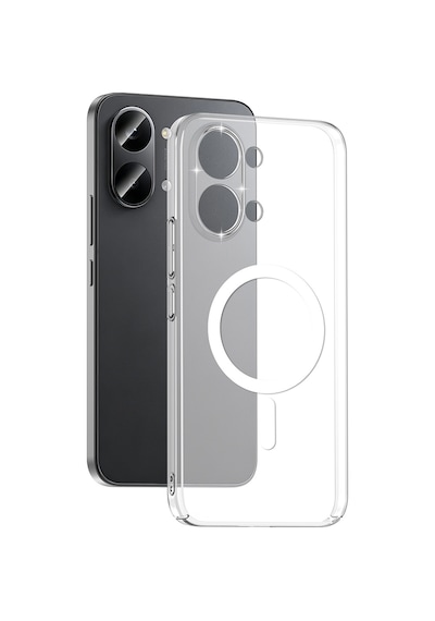 Xiaomi Poco X8 Pro Max Kamera Korumalı M-safe Şarj Özellikli Şeffaf Zore London Sert Pc Kapak