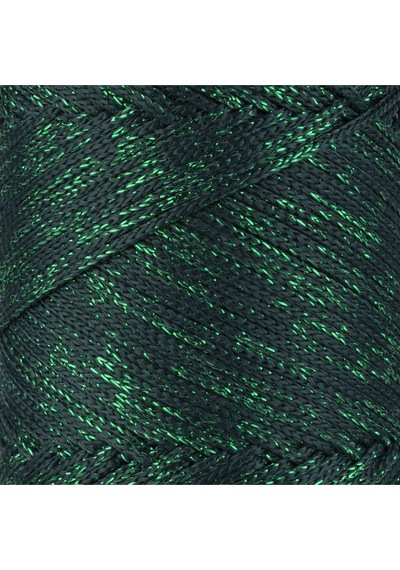 Premium Simli 200 Gr Polyester Makrome Ipi Yeşil 2 Mm - 230 M Supla Ip Ve Çanta İpliği