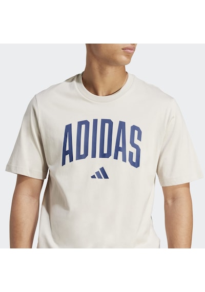 Adidas Collegiate Lineage Graphic Erkek Krem Tişört Jm6415 Krem